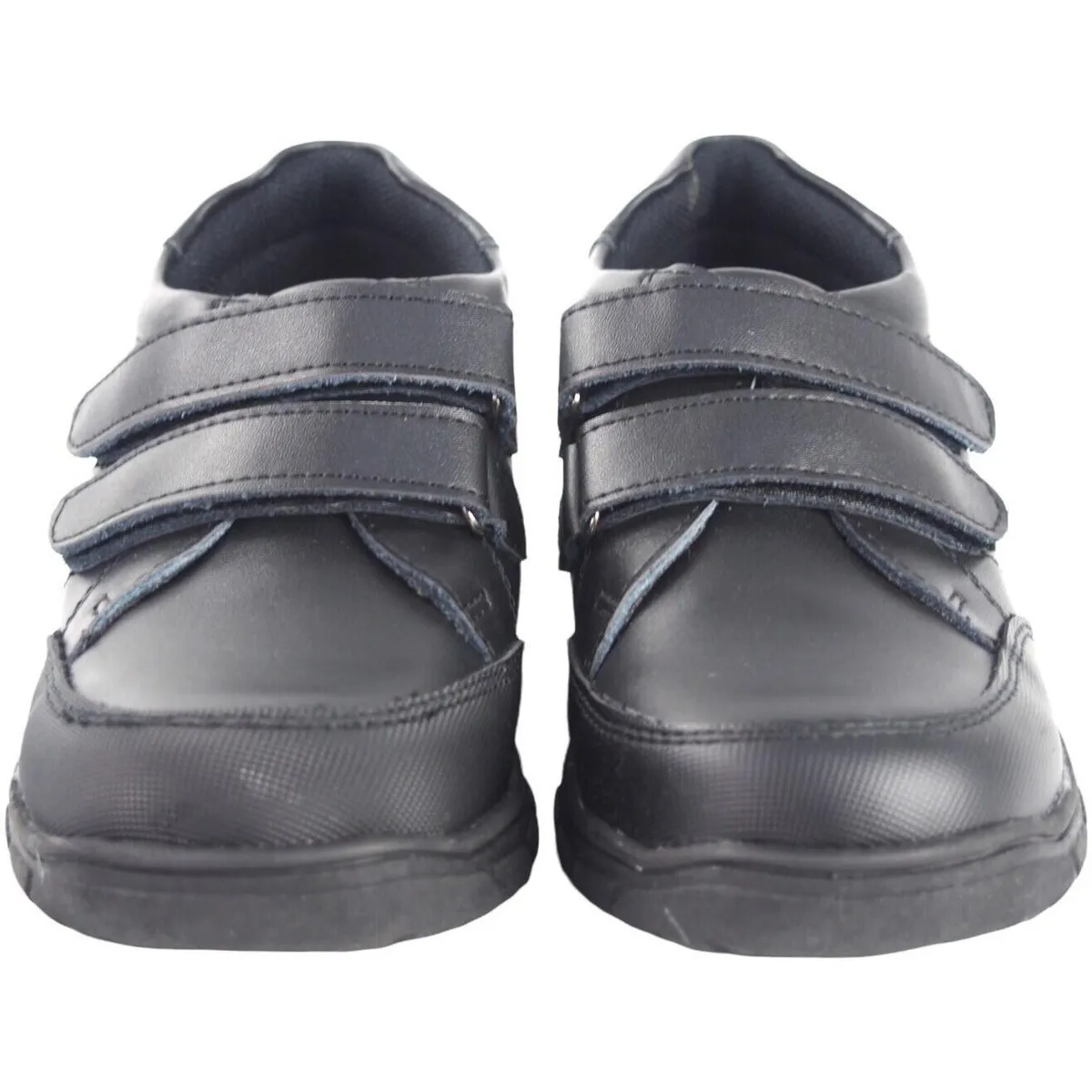 Kid's black casual shoe c306