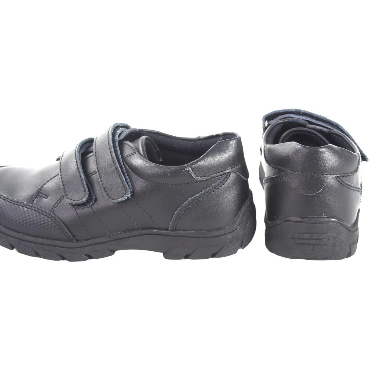 Kid's black casual shoe c306