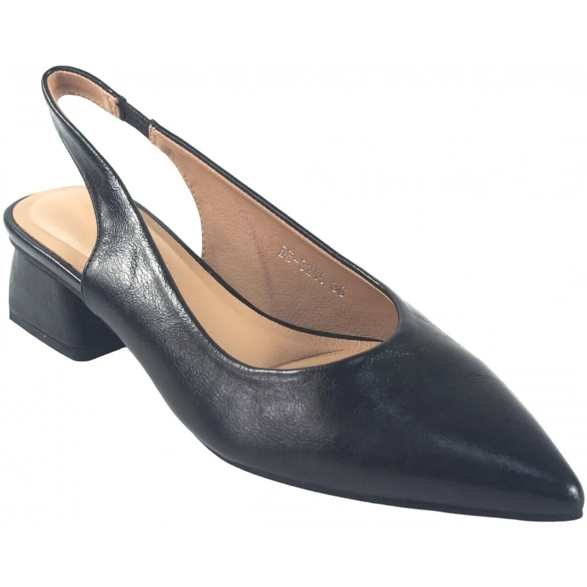 Women's Black Low Heel Shoe DB3240 - In Stock Now!