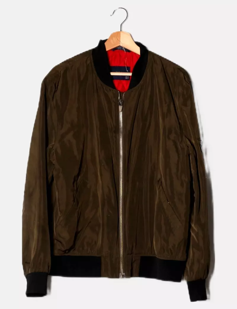 Zara Casual Green Bomber