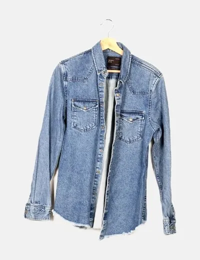 Zara casual denim overshirt