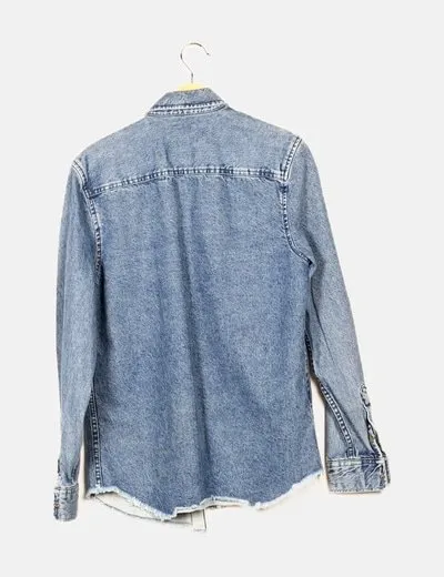 Zara casual denim overshirt