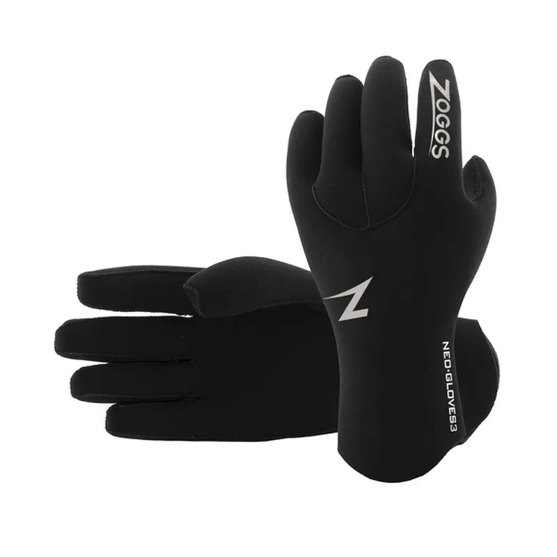 Zoggs Neo Gloves 3 Black - Unisex